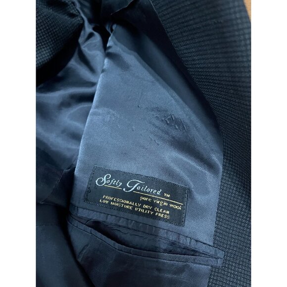 Hart Schaffner Marx Two Button Wool Blazer Jacket Sport Coat Mens Size 42L Gray - Picture 5 of 7